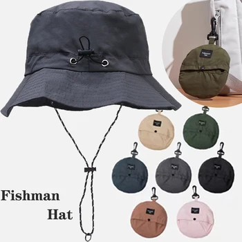 Водонепроницаемая рыбацкая шляпа, женская летняя солнцезащитная кепка с защитой от ультрафиолета, кепки для кемпинга, пешего туризма, альпинизма, Мужская панама, уличная шляпа-ведро