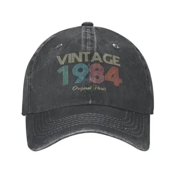 Персонализированная хлопковая бейсболка 1984 года выпуска, оригинальные запчасти, женская мужская Дышащая бейсболка 39 Лет, подарок на 39-й День рождения, Спортивная шляпа для папы