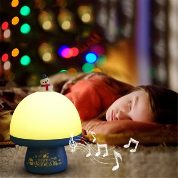 Круглая Музыкальная Проекторная лампа Ночник с вращением на 360 ° USB Sky Star Rotate Прикроватная лампа для спальни Декор Рождественский подарок для малышей