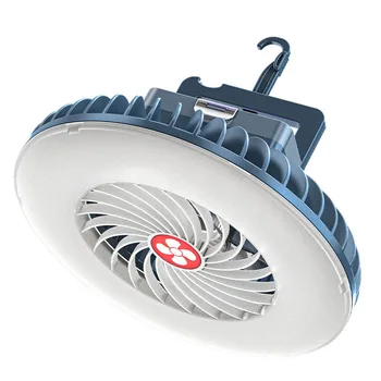 Вентилятор походные фонари USB Перезаряжаемый светодиодный фонарь для палатки с магнитным крючком Рабочий фонарь Водонепроницаемая ремонтная лампа Заполняющий свет