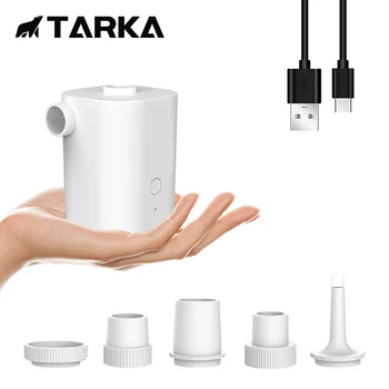 Карманный электрический воздушный насос TARKA Mini, Автоматический надуватель /дефлятор, Беспроводной воздушный компрессор для кемпинга, надувные матрасы, надувные кровати