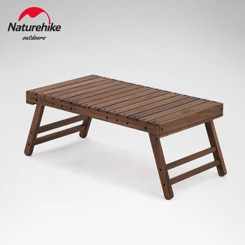 Складной Деревянный стол для кемпинга Naturehike Семейное Барбекю Для Пикника Портативный Небольшой Столик для отдыха в саду на открытом воздухе NH20JJ031