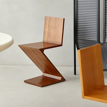 Копия Средневекового стула Joylove Минималистичный Дизайнерский Обеденный стул из цельного массива для зала ожидания Silla, Доступные для оформления интерьера.
