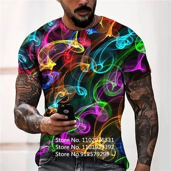 Брендовая футболка BIANYILONG, мужская футболка в стиле уличный хип-хоп, футболка Vertigo 3D, летний повседневный топ, модная футболка с круглым вырезом и короткими рукавами