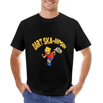 Футболка Bootleg, футболка Bootleg Bart, спортивные рубашки с животным принтом, футболки для мальчиков, мужская однотонная футболка, мужская футболка