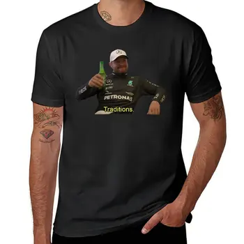 Новая футболка Valtteri Bottas Traditions F1 Meme, короткая футболка на заказ, быстросохнущая футболка, футболки для мужчин