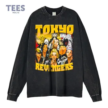 Свитер Tokyo Revengers, Винтажные футболки с аниме 
