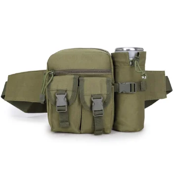 Тактическая поясная сумка, нейлоновая походная бутылка для воды, чехол для телефона, спорт на открытом воздухе, Армейская военная охота, скалолазание, походная поясная сумка