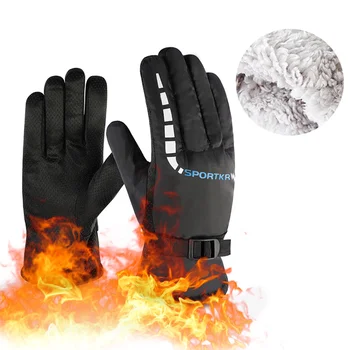 Зимние походные перчатки, теплые перчатки на весь палец, лыжные виды спорта на открытом воздухе, кемпинг, Велоспорт, езда на скутере, мотоцикле, guantes XA222Q