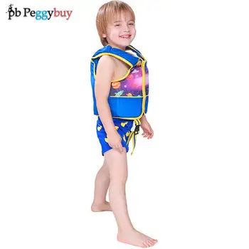 Мультяшный плавучий костюм для выживания, легкий плавучий жилет, портативные износостойкие безопасные аксессуары для детей 2-6 лет