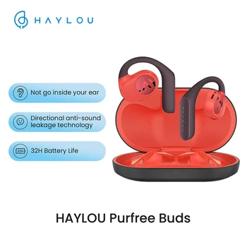 Наушники Haylou PurFree Buds TWS Беспроводные наушники Bluetooth OW01, наушники с защитой от утечки звука, наушники с шумоподавлением, спортивная гарнитура