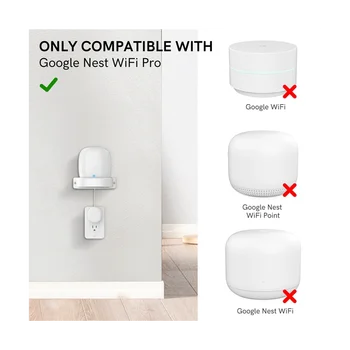 Для Google Nest WiFi Pro Настенный Монтажный кронштейн, Интеллектуальный Динамик, Настенный Кронштейн для хранения, 1 шт.