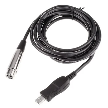 3 М USB-Штекер к XLR-Женскому Микрофону USB MIC Link Кабель Новый