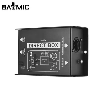 Профессиональный Одноканальный Пассивный DB-1 Engineering Pro DJ DI Direct Box Caixa De Som Ativa E Passiva Profissional