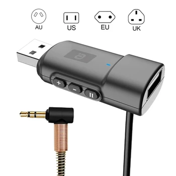 Воспроизведение с USB на 3.5mmJack плеер Bluetooth Совместимый 5.0 3.5AUX Прямая поставка