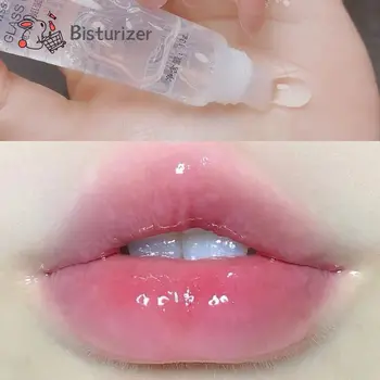 Стойкий увлажняющий крем с водостойкой формулой, придающий губам объем, Прозрачный Увлажняющий блеск для губ, придающий объем губам.