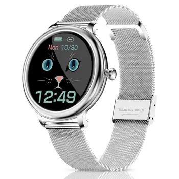 CanMixs Смарт-часы женские Спортивные фитнес-часы с сенсорным экраном, пульсометр, артериальное давление, мужские умные часы для Android IOS