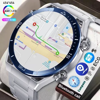 Новые смарт-часы Business Ultimate для мужчин Huawei, Bluetooth, компас для звонков, NFC, 100 + Sprots, умные часы, водонепроницаемые часы IOS