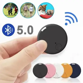 Портативное мини-устройство GPS-слежения с защитой от потери Bluetooth для домашних животных, Gps-трекер для кошек, детский кошелек IOS Android Smart Finder Locator
