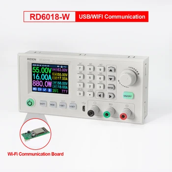 RD6018 18A Модуль питания постоянного напряжения и постоянного тока с клавиатурой Для программного управления ПК Вольтметр