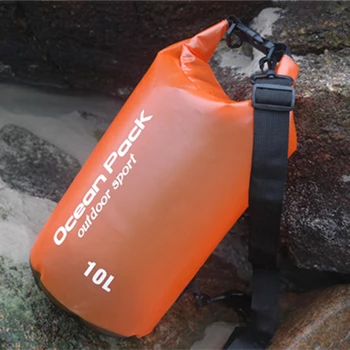 10-литровая сумка для воды для катания на лодках, легкая с сумкой для мобильного телефона, сумка для дрейфа, сумка для рафтинга с крючками, переносная водонепроницаемая из ПВХ для водных видов спорта