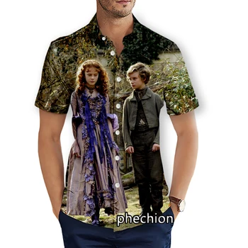 Летние Мужские пляжные рубашки phechion с коротким рукавом, повседневные рубашки с 3D-принтом, Модная Уличная одежда, Мужские топы X165