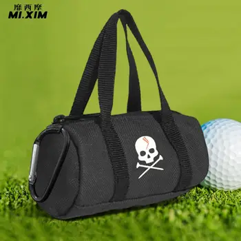 Сумка-держатель для мяча для гольфа из полиэстера, легкая сумка для хранения мячей для гольфа на молнии, металлический крючок, спортивные аксессуары большой емкости