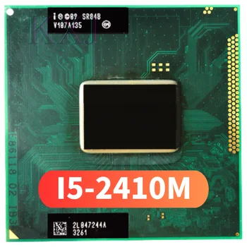 Intel Core i5-2410M i5 2410M SR04B с частотой 2,3 ГГц Используется Двухъядерный Четырехпоточный процессор 3M 35W Socket G2 / rPGA988B