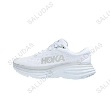 HOKA Кроссовки Для бега Bondi 8 Противоскользящие Амортизирующие Дышащие Дорожные Кроссовки Для Бега На Открытом Воздухе Повседневная Спортивная Обувь Для Женщин