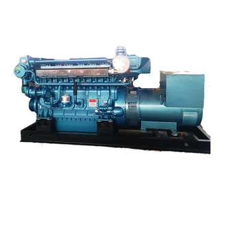Морской генератор Sinooutput 50 Гц Двигатель Weichai WHM6160 Генератор переменного тока Stamford CCFJ400J-W 400 кВт 1500 об/мин 3 года 380 В/400 В